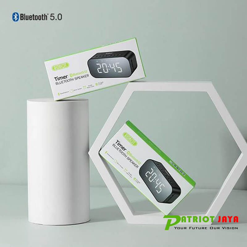 ROBOT RB550 Speaker Bluetooth 5.0 Alarm Clock Mirror