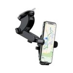 ROBOT RT-CH11S Holder Mobil Suction Cup Spring Lock Washable Car Stent Black