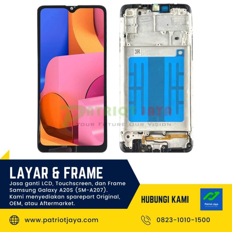 Harga Samsung Galaxy A20S SM-A207 LCD Touchscreen Original