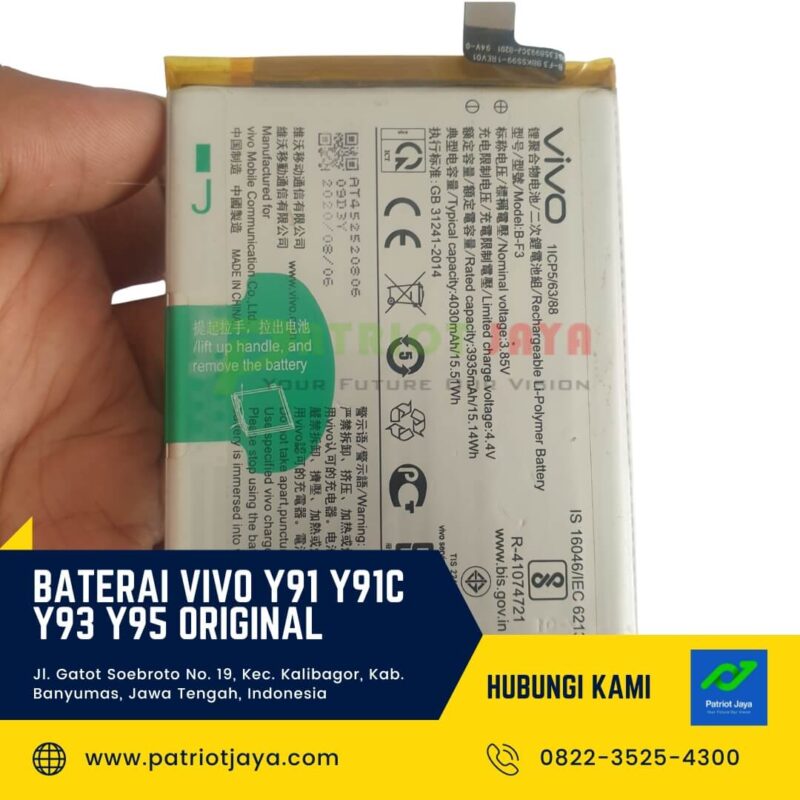 Baterai B-F3 VIVO Y91 Y91C Y93 Y95 Original