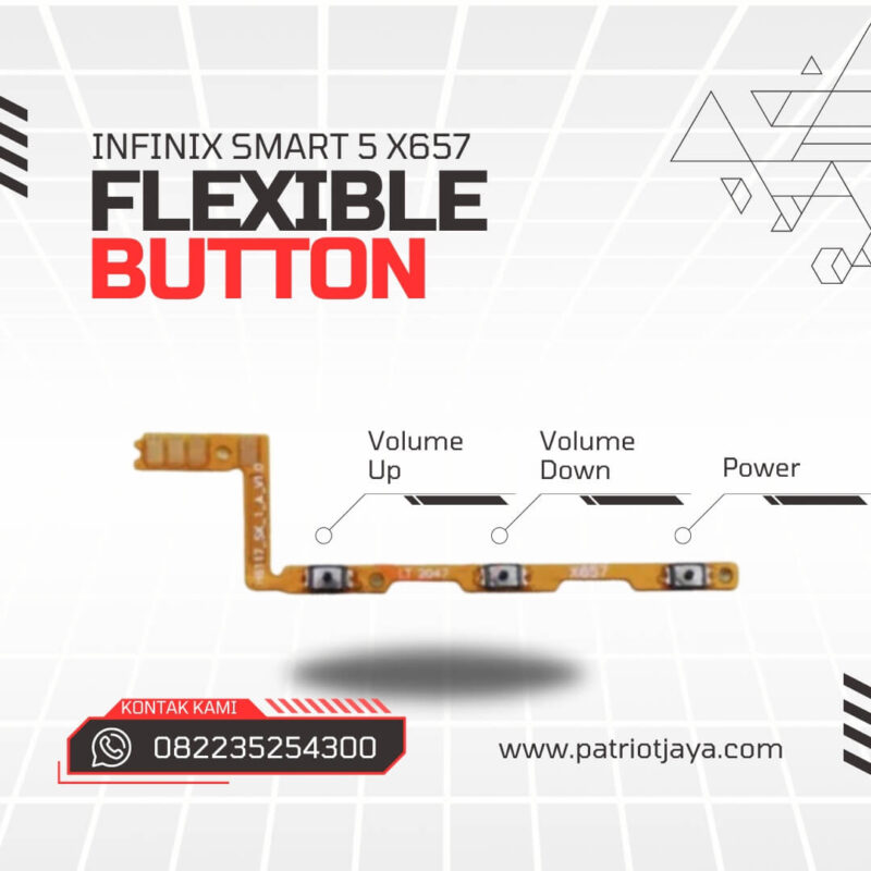 Infinix Smart 5 X657C Tombol Fleksibel Power Volume Switch On Off Flexible Button