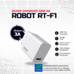 ROBOT RT-F1 3A Quick Charger 18W Fireproof Single Port