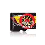 VIVAN V64U10 Memory Card Micro SD 64GB Class 10