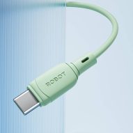 ROBOT-RBC100-Kabel-Data-Charger-Type-C-2.4A-Hijau