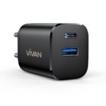 Charger Vivan Power Super30 30W Dual Port USB-A & Type-C