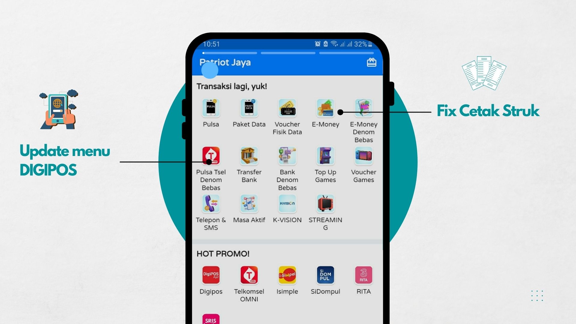 Update Aplikasi Patriot Jaya v1.0.30 Update Aplikasi Patriot Jaya v1.0.30
