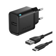 TC ROBOT RT-K8B 2,4A 12W (TYPE-C) - HITAM