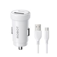 TC ROBOT SAVER MOBIL RT-C13 15W (PORT USB + TYPE-C) - PUTIH