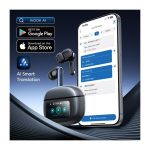 HF VIVAN WIRELESS SMART T7 AI, ANC, LCD SMART TOUCHSCREEN – GRAY