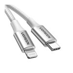 KD UGREEN US304 NYLON (70523) (TYPE-C TO LIGHTNING) (100CM)