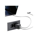 ADAPTOR VIVAN GAN45 45W SILVERY (USB A + TYPE-C) (3)