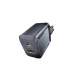 ADAPTOR VIVAN GAN45 45W SILVERY (USB A + TYPE-C) (3)