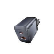 ADAPTOR VIVAN GAN45 45W SILVERY (USB A + TYPE-C) (3)