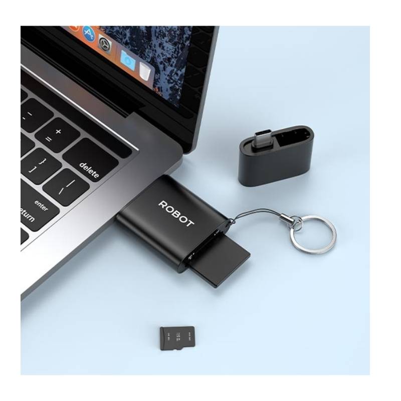 Robot CR203 Card Reader USB 3.0 & Type C (4) Robot CR203 Card Reader USB 3.0 & Type C (4)