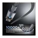 KD ROBOT RECC100 65W MECH TRANSPARENT (TYPE-C TO TYPE-C) 100CM