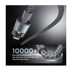 KD ROBOT RECL100 30W MECH TRANSPARENT (TYPE-C TO LIGHTNING) (100CM) – GRAY (5)