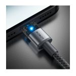 KD ROBOT RECL100 30W MECH TRANSPARENT (TYPE-C TO LIGHTNING) (100CM) – GRAY (5)