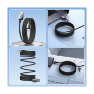 KD ROBOT RXC100 CREATIVE MAGNETI 3A (TYPE-C) - BLACK (3)