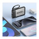 PB ROBOT RT07 5.000 MAH 10,5W BULIT-IN TYPE C – HITAM