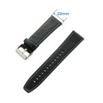 SMART WATCH ROBOT STRAP LEATHER 10 (22mm) – BLACK (3)