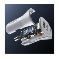 TC ROBOT SAVER MOBIL RT-C06S 12W (2 PORT USB) - PUTIH (4)