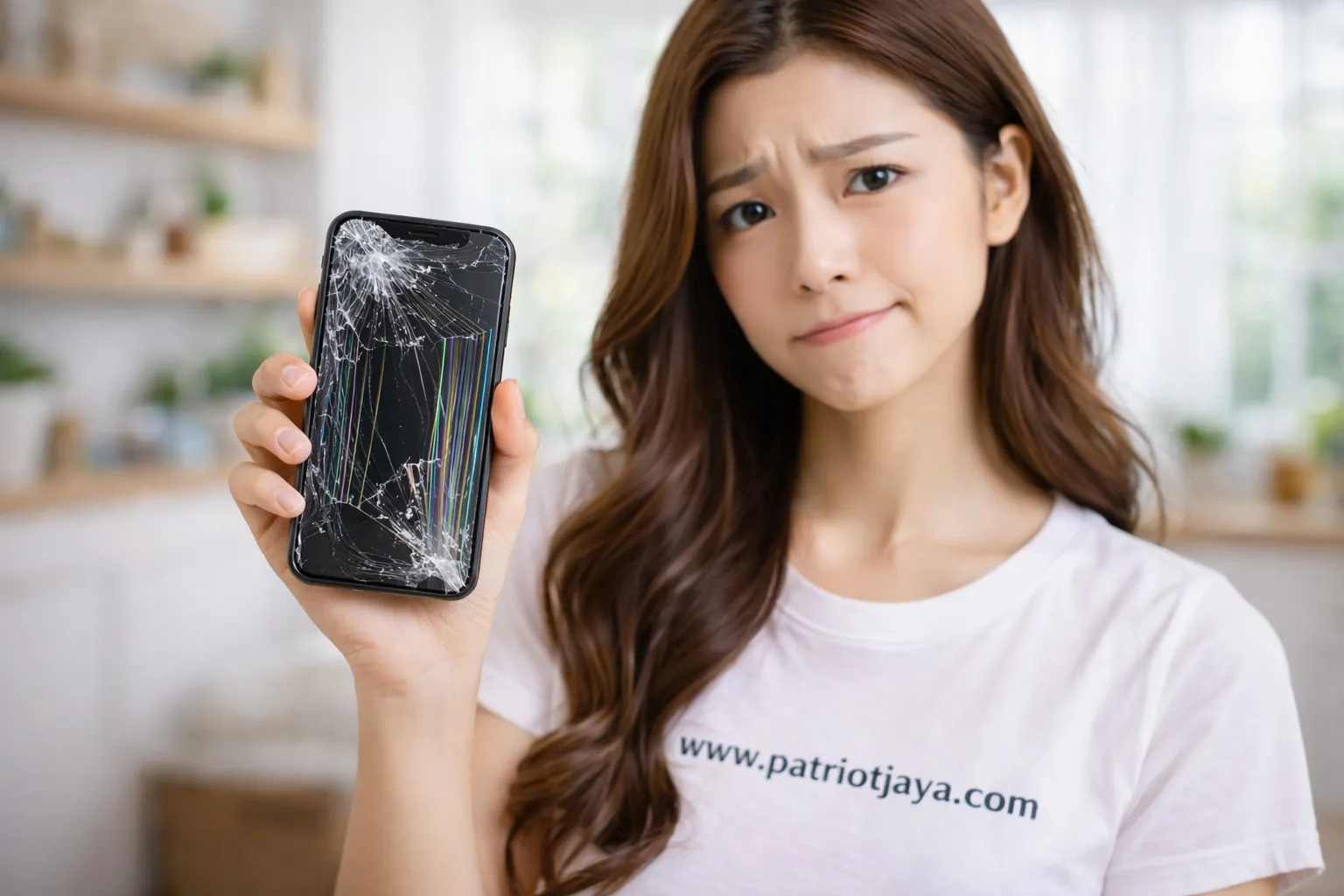 iPhone XR LCD Rusak Ilustrasi