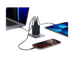 ADAPTOR ROBOT RT-GC04 GAN GOLDEN SERIES 65W (2 TYPE C + 1 USB A) – HITAM