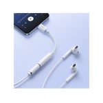 KABEL ROBOT RUC03 AUDIO TYPE-C TO DC 3,5 FEMALE – PUTIH (3)