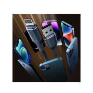 KD ROBOT RNL200 2,4A LAVA DATA (IPHONE) - BLUE