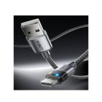 Robot Kabel Data REC100 3A 18W Mech Transparent (Type-C) (5)