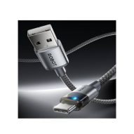 Robot Kabel Data REC100 3A 18W Mech Transparent (Type-C) (5)
