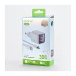 TC ROBOT RT-X30 GAN 30W 1,5M FASHION SERIES MINI (TYPE-C TO TYPE C) - PUTIH
