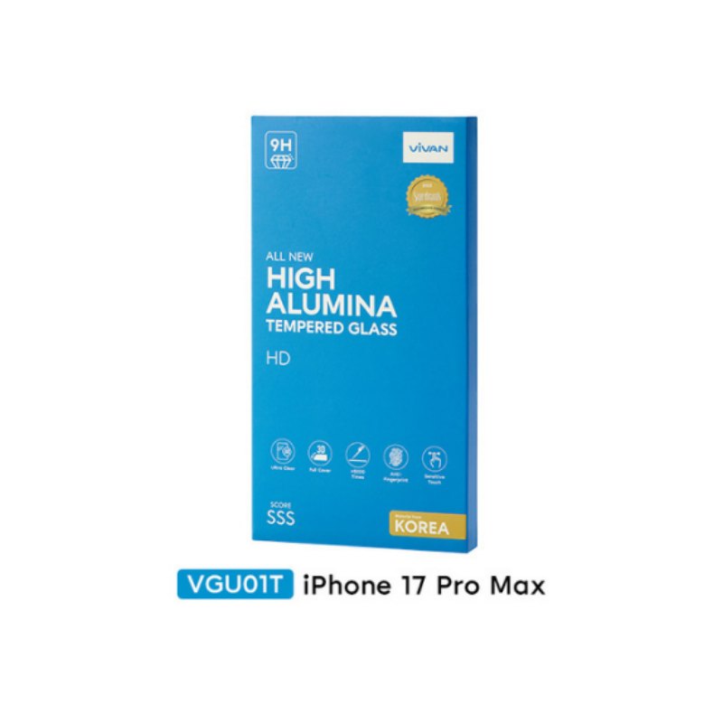 TG VIVAN VGU01T HD TEMPERED GLASS WITH ASSISTIVE TOOLS FOR IPHONE 17 PRO MAX (5) TG VIVAN VGU01T HD TEMPERED GLASS WITH ASSISTIVE TOOLS FOR IPHONE 17 PRO MAX (5)