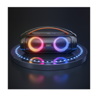 KARAOKE SPEAKER ROBOT RB600 40W IPX5 WITH WIRELESS MICROPHONE - BLACK (3)