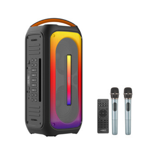 KARAOKE SPEAKER ROBOT RB650 50W WITH WIRELESS MICROPHONE - BLACK (3) KARAOKE SPEAKER ROBOT RB650 50W WITH WIRELESS MICROPHONE - BLACK (3)