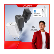 TC IPHONE VIVAN POWER C30SL 30W (TYPE C TO LIGHTNING) - HITAM